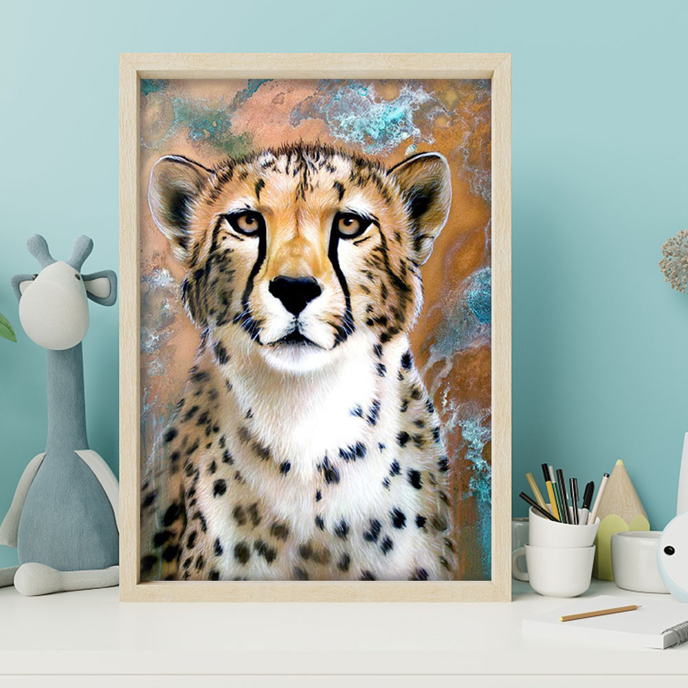 

(Multi-Size) Leopard - Round/Square Drill Diamond Painting, Round diamond 30*40cm, 501 Original