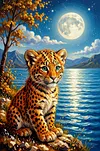 Luxury AB Velvet Diamond Painting Kit - Tiger