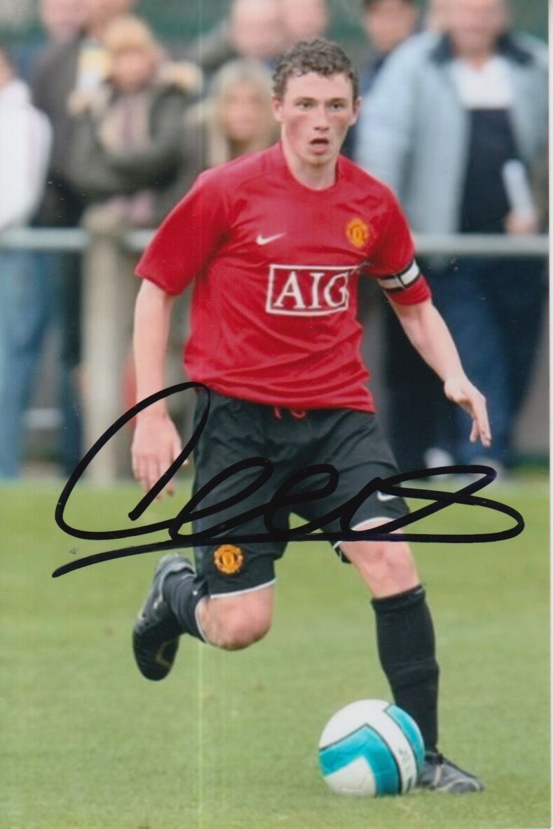 MANCHESTER UNITED HAND SIGNED CORRY EVANS 6X4 Photo Poster painting 1.