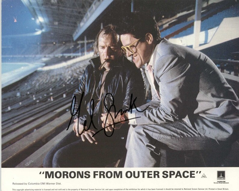 Mel Smith (d. 2013) Signed AutographedMorons From Outer Space