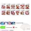 12Pcs Valentines Bear Dog DIY Diamond Painting Greeting Cards for Adults Gifts