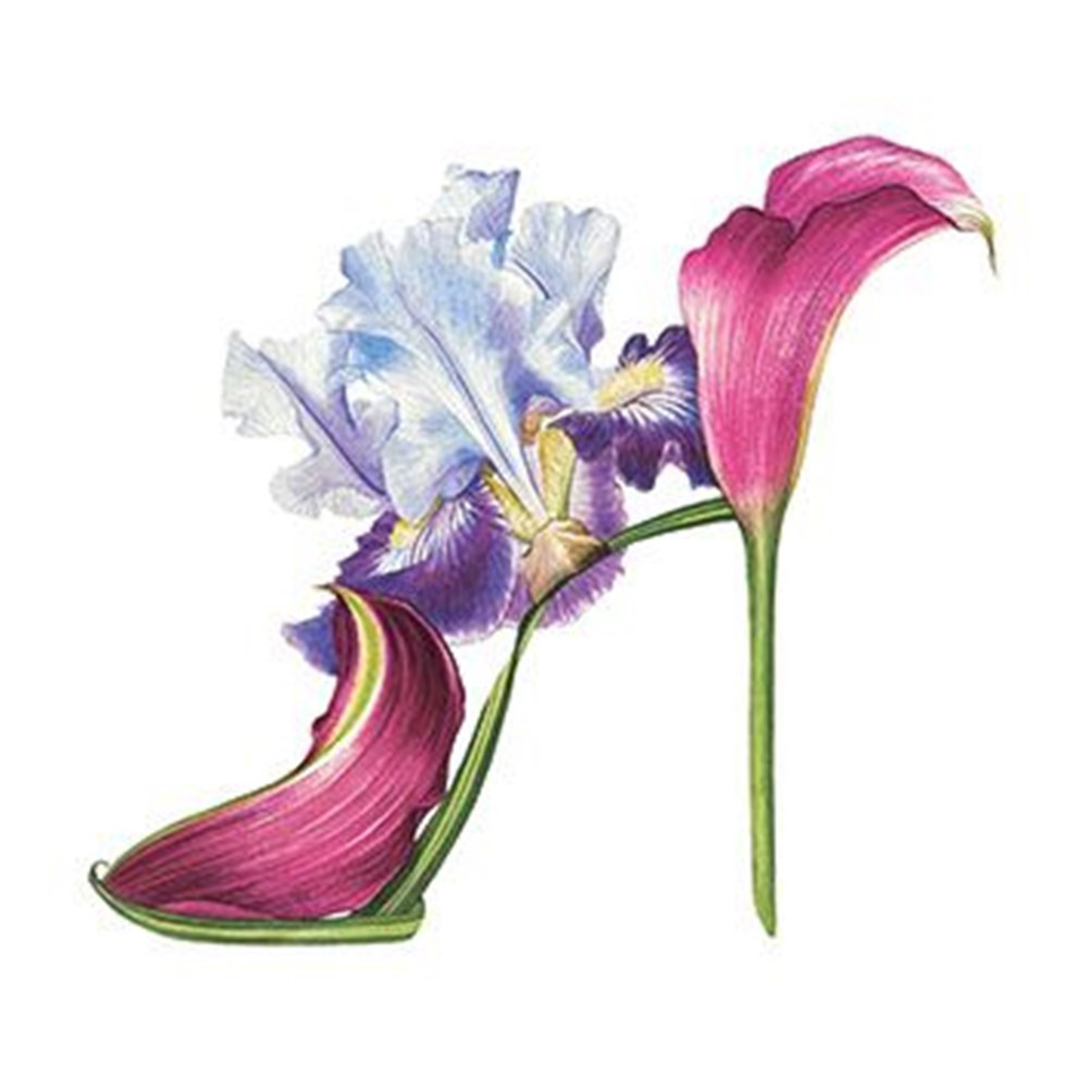 

Floral High Heel - Round Drill Diamond Painting - 30*30CM, 501 Original