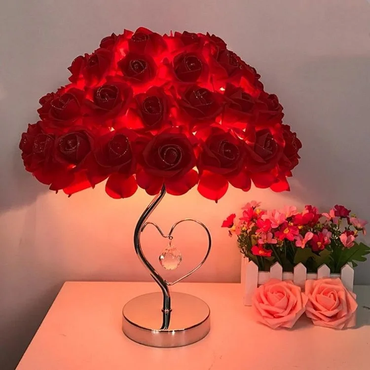 Rose Bouquet Bedside Lights Table Lamp