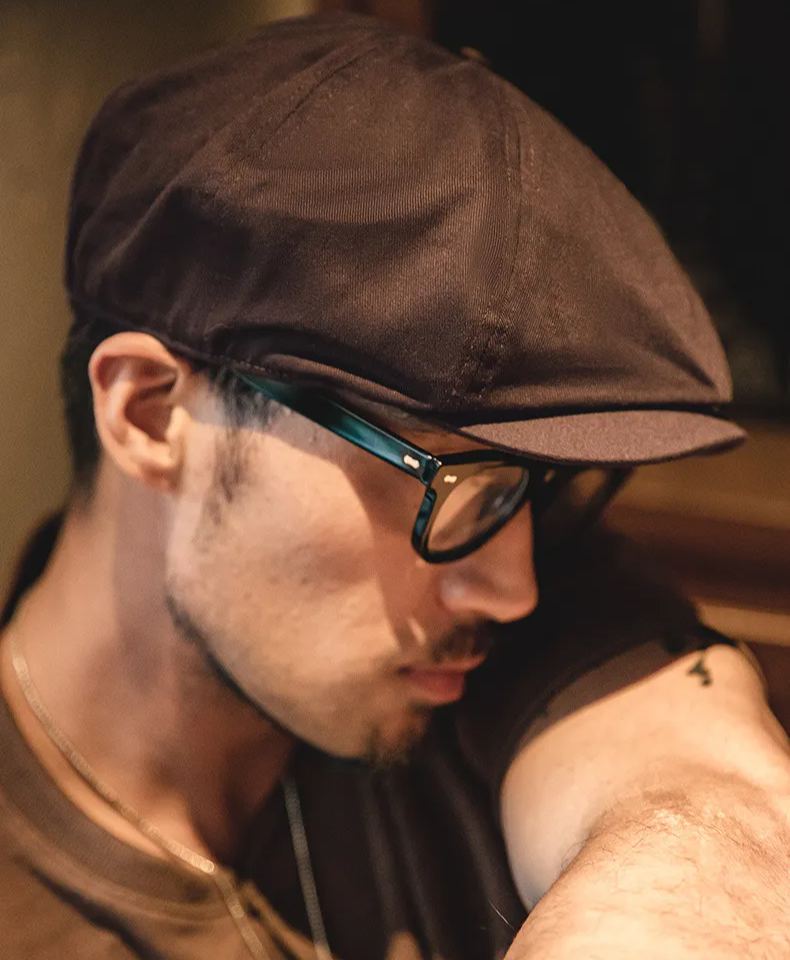 SHELBY Workwear WAXED COTTON Newsboy Cap