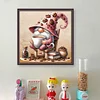 Coffee Gnome - 11CT Stamped Cross Stitch - 40*40cm