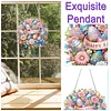 Diamond Painting Acrylic Single Side Drill Easter Pendant Charms Kits for Adults Home Window Decor