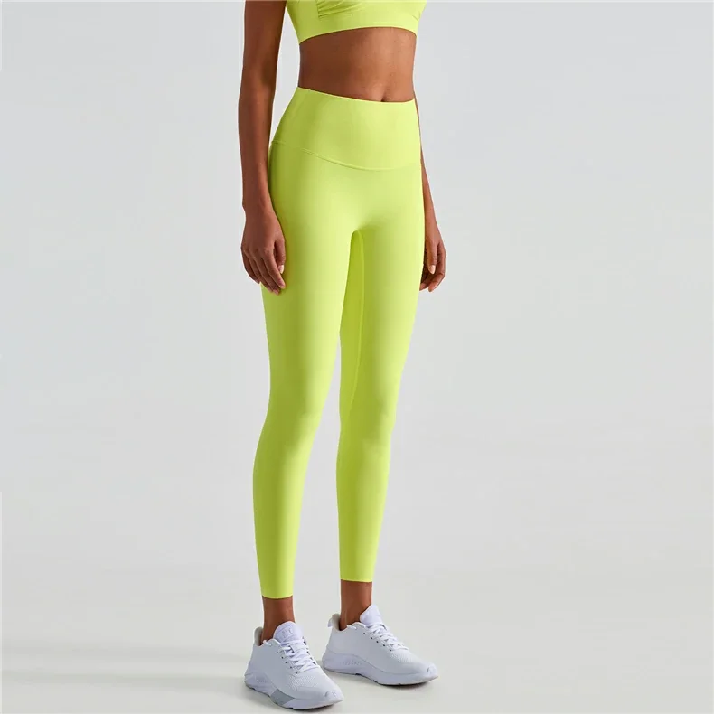 orange capri leggings