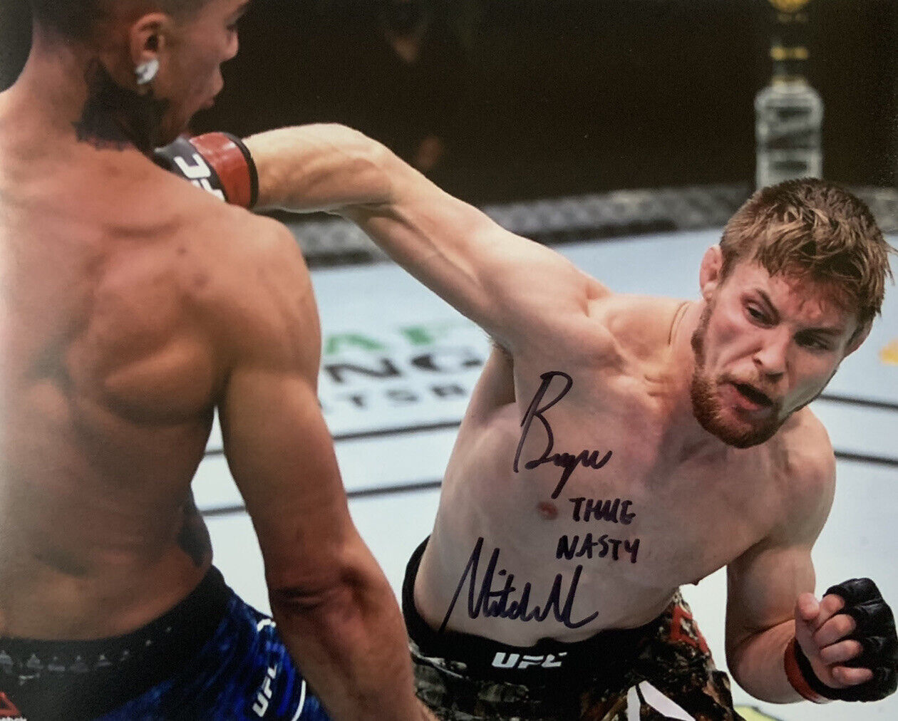 BRYCE MITCHELL SIGNED 8x10 Photo Poster painting UFC FIGHTER THUG NASTY AUTOGRAPH RARE COA