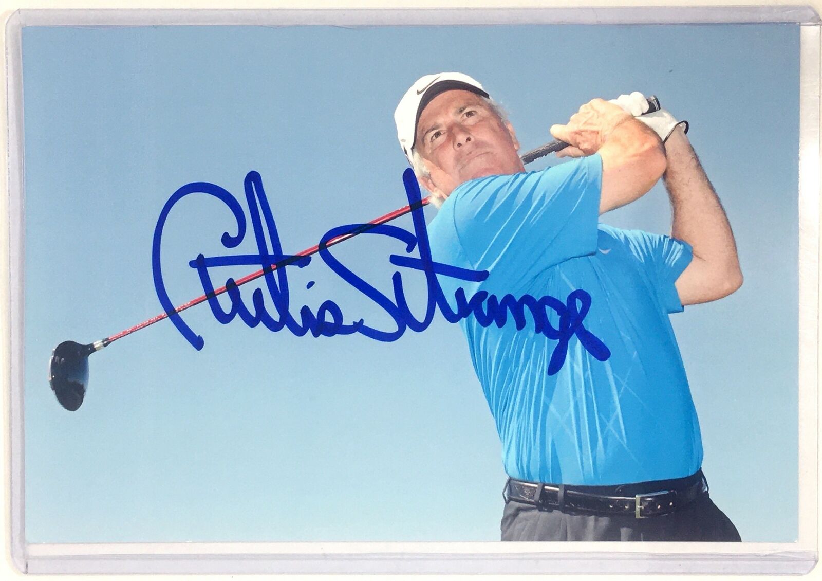 Curtis Strange Signed 4x6 Photo Poster painting Golf PGA Tour Masters Wake Forest Autograph Auto