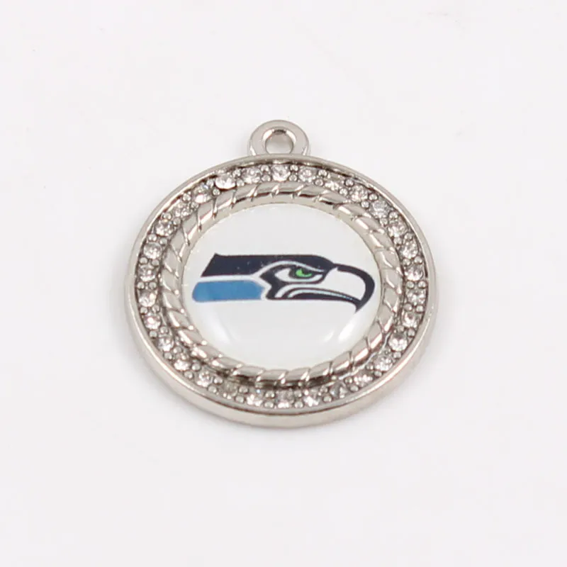 1 Piece 27.6*24.3mm Alloy Rhinestones Totem Pendant