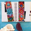 6 PCS Mandala Flowers 5D DIY Special Shaped Diamond Painting Bookmarks Kits with Tassels Diamond Art Kits Bookmarks for Adults Women