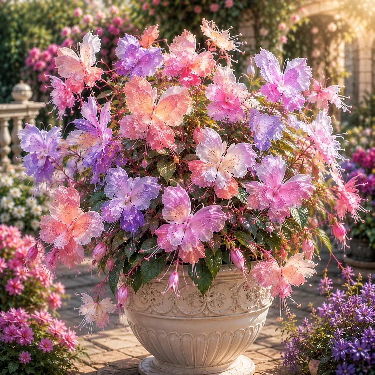 🦋🌿 Butterfly Impatiens Bulbs 💖 Eye-Catching Blooms That Brighten Any Space