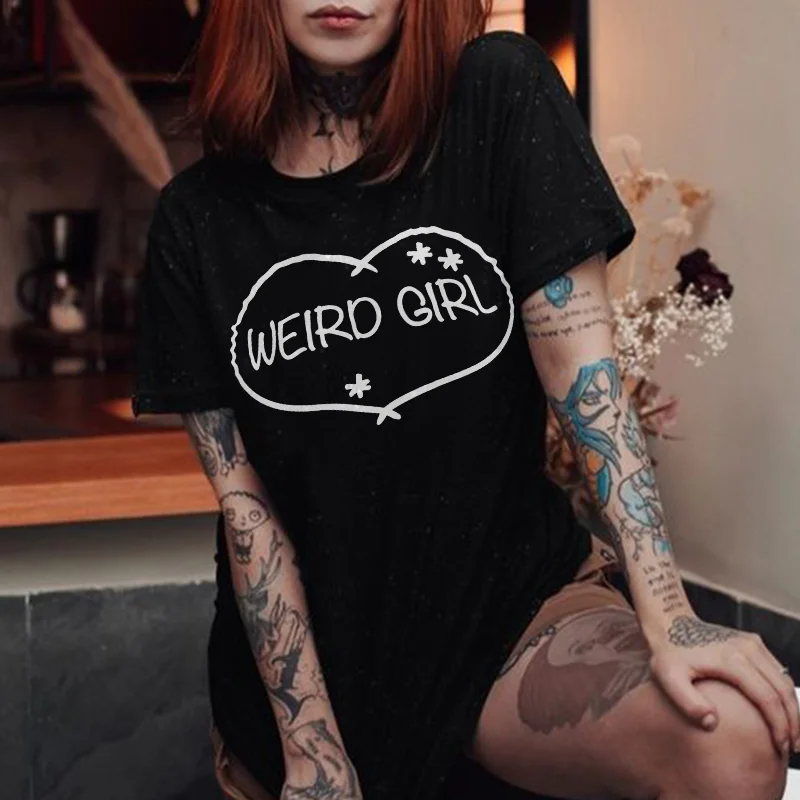 Weiro Girl Printed Women's T-shirt -  