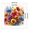 Poppy-11CT Stamped Cross Stitch 40*40cm/15.75*15.75in