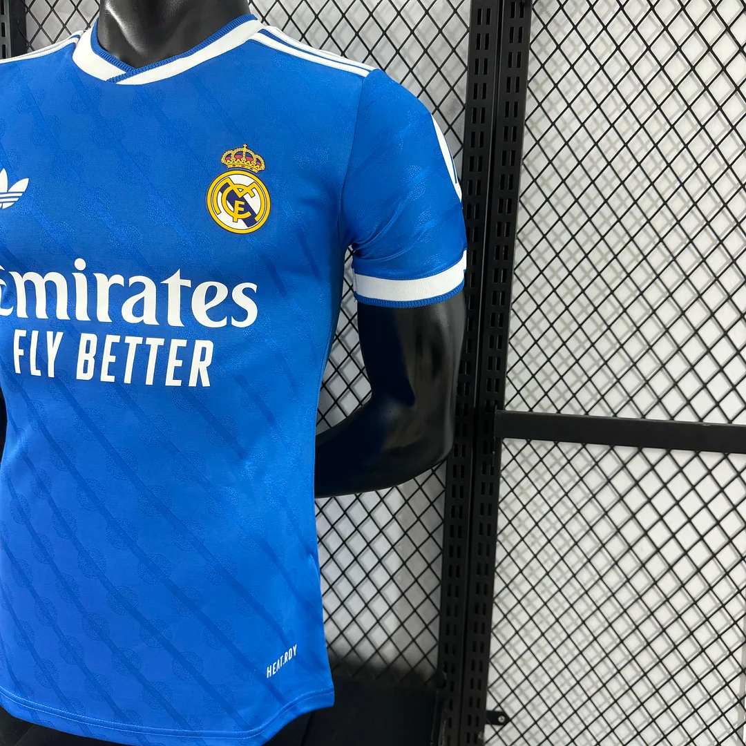 25/26 Real Madrid Third Away Player version Football Shirt 1:1 Thai Quality