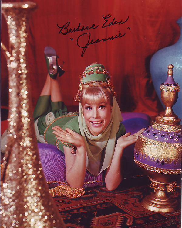 BARBARA EDEN signed autographed I DREAM OF JEANNIE 8x10 Photo Poster painting