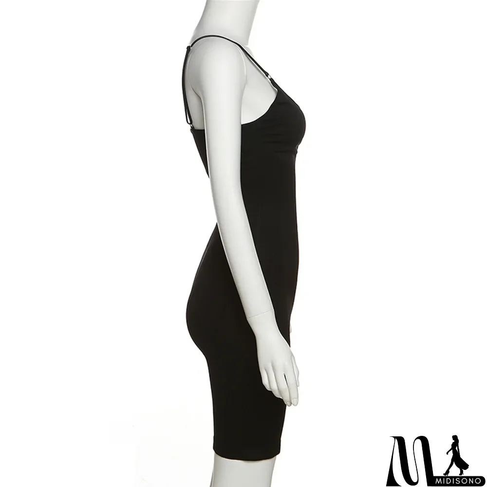 MidiSono - Casual Sports Sling Playsuits