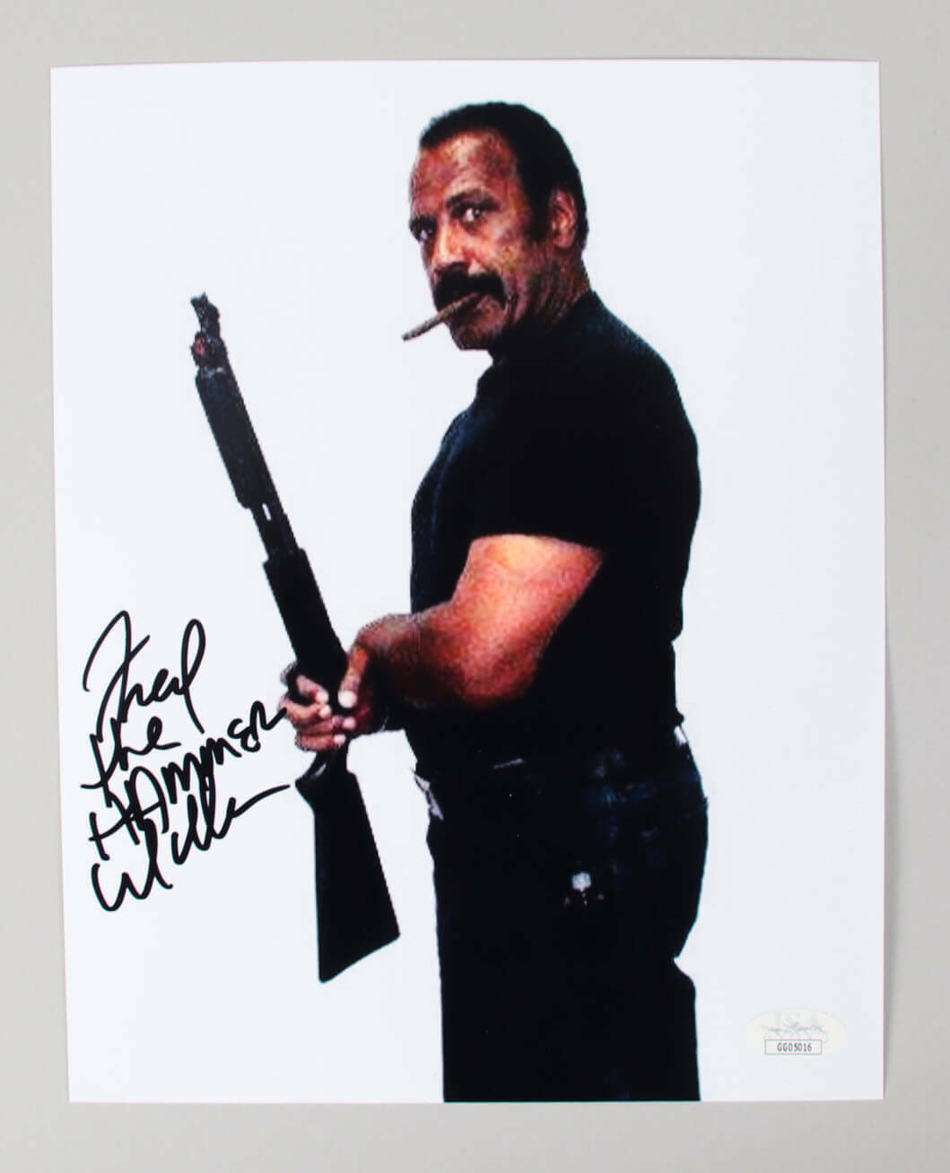 Fred Williamson Signed Photo Poster painting 8x10 - COA JSA