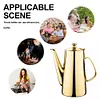 Stainless Steel Cold Water Kettle Large Capacity Wide Mouth for Coffee Tea Juice
