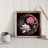 Lotus-11CT Stamped Cross Stitch Kit(40*40cm)