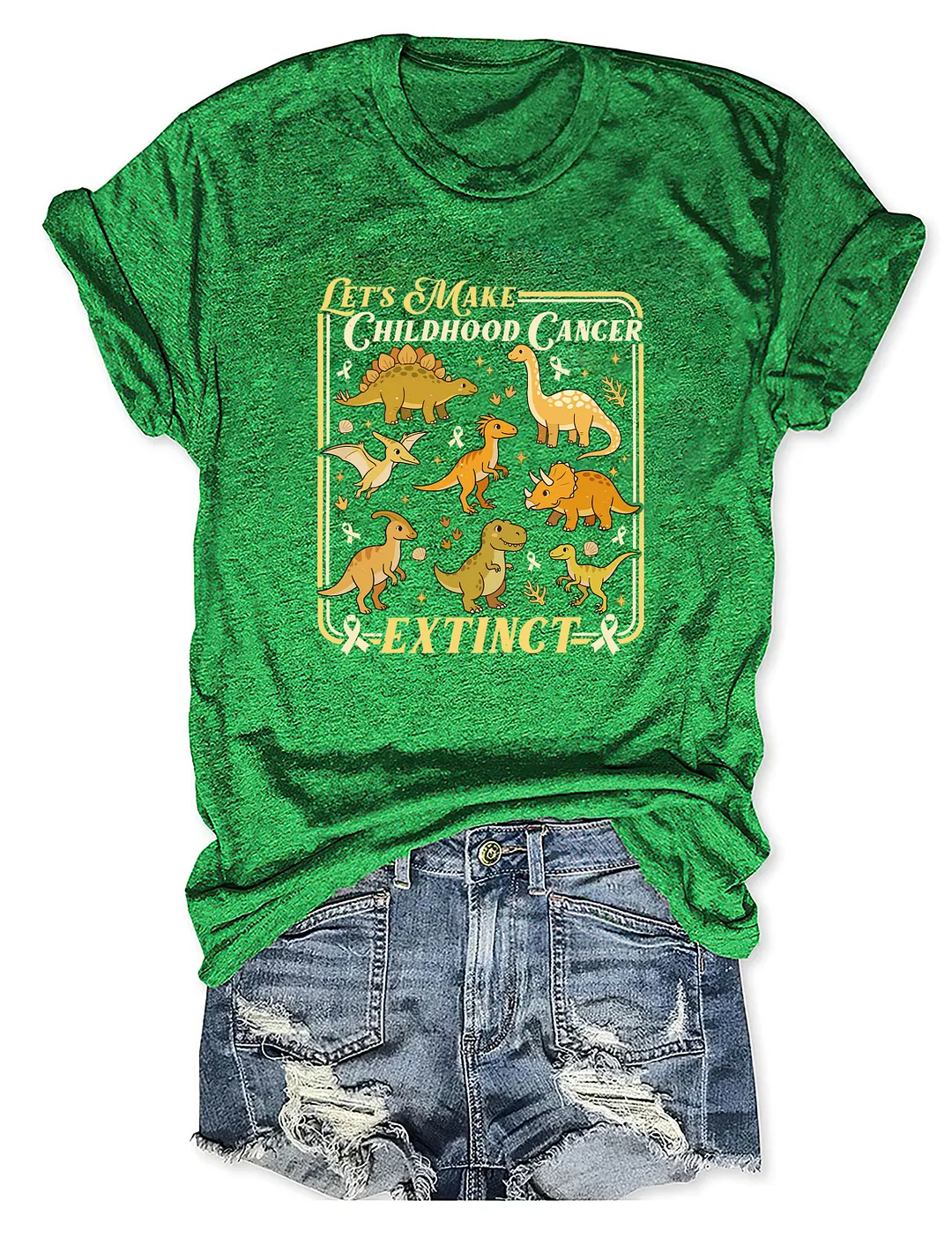 Let's Make Childhood Cancer Extinct T-shirt