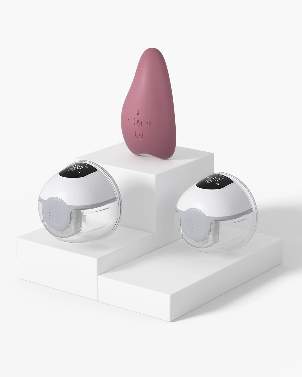 M1 Double Wearable Breast Pump & One Lactation Massager