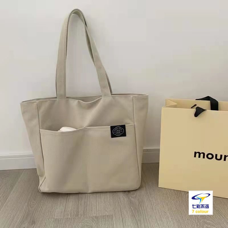 Pongl Bags for Women Shoulder Bag Teenager Girls School Bags Big Capacity Handbag Eco Reusable Grocery Shopping Tote Bag Bolsas