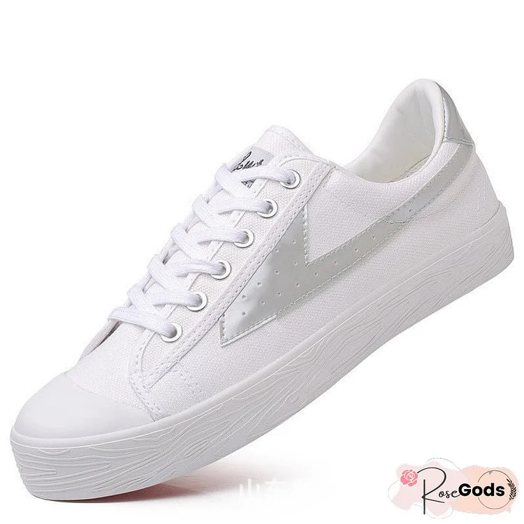 Vulcanized Trendy Couple Versatile Plus Size Canvas Shoes