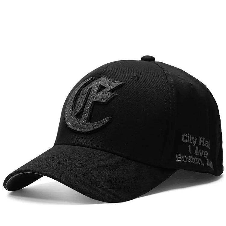 Adult Back Closure Baseball Cap Male Hiphop Hat Man OutdoorsFitted Sun Cap Head 56-59cm