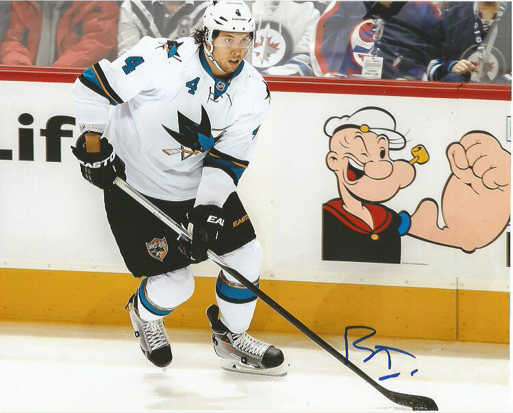 San Jose Sharks Brendan Dillon Signed Autographed 8x10 Photo Poster painting COA C