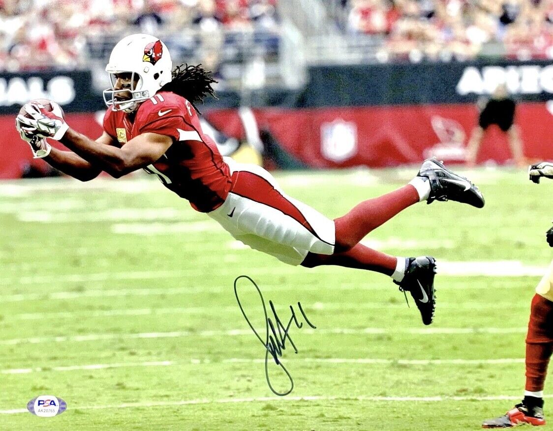 Larry Fitzgerald Signed 11x14 Photo Poster painting Arizona Cardinals PSA AK20765