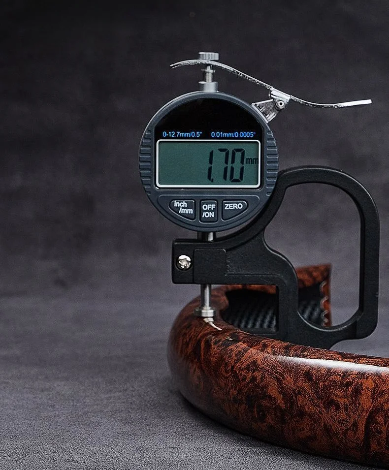 Car Peach Wood Steering Wheel Cover (2PCS)