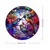 Hummingbird Glass Painting-Paint by Numbers Acrylic Painting 40*40CM(HOT)
