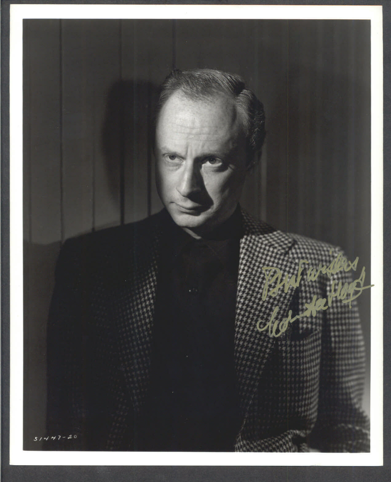 Norman Lloyd - Signed Vintage Celebrity Autograph Photo Poster painting - Scene of the Crime