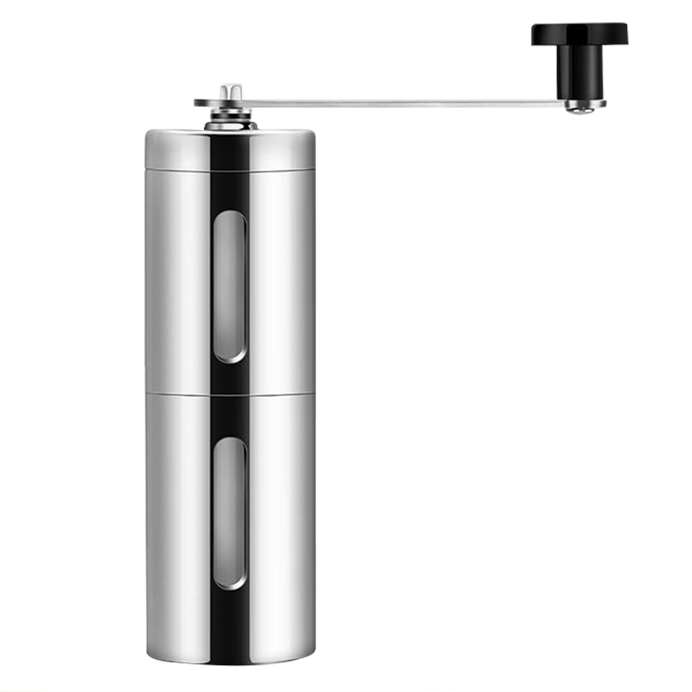 

Mini Coffee Grinder Manual Coffee Bean Grind Spices Seed Mill, Silver, 501 Original
