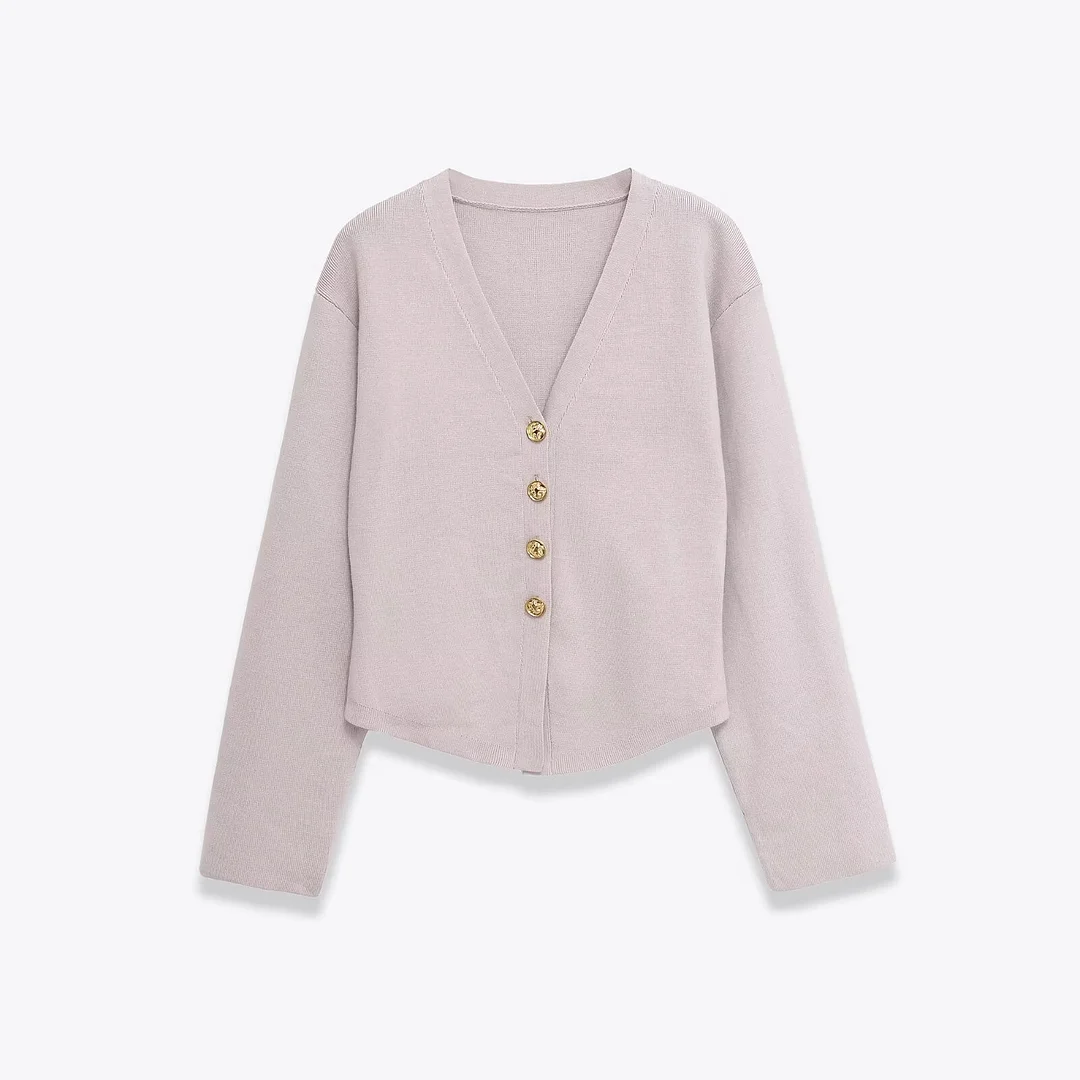 Nigikala Nigikala New Female Soft Button Coat 5039222 Soft Touch Wide Leg Pants 5039223