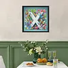 Butterfly Flower X 5D Partial Drill DIY Diamond Painting Kit 30*30cm