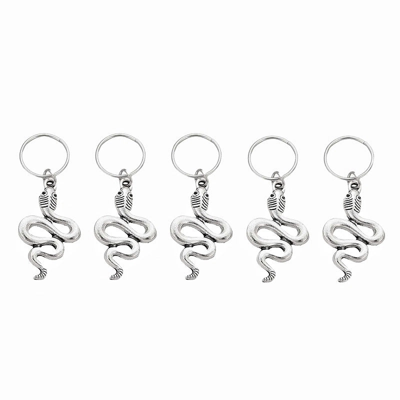 Women’s Minimalist Snake Alloy Plating Hair Buckle