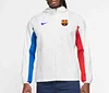 2023/2024 Barcelona Jersey Windbreaker White love fball