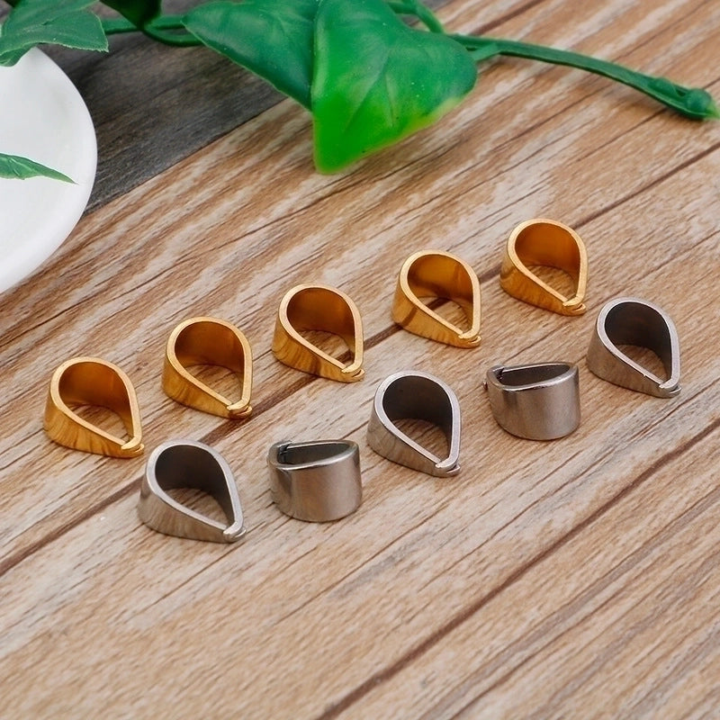 5 Pieces Stainless Steel 18K Gold Plated Geometric