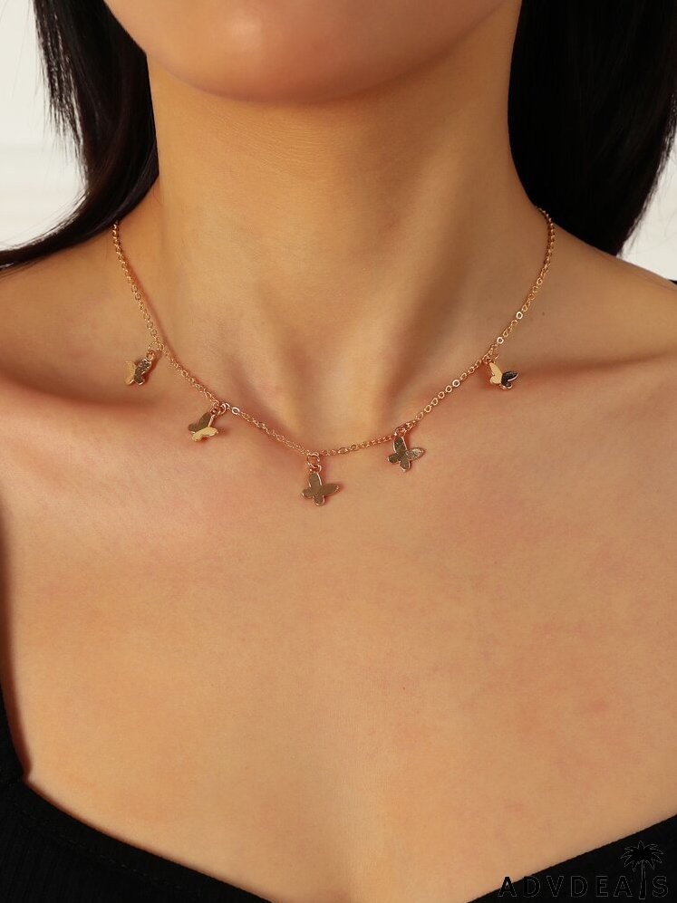 Butterfly Pendant Necklace