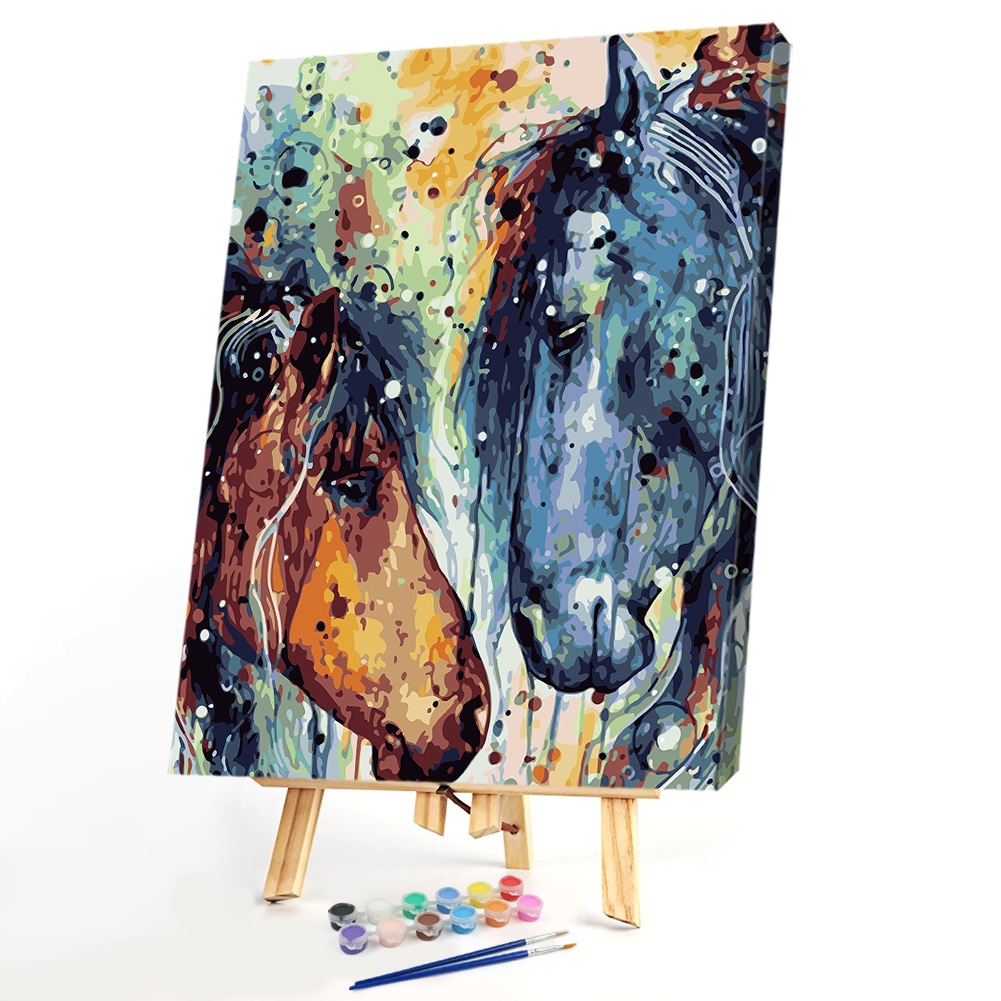 

40x50cm - Paint By Numbers Toilsome Horse, 501 Original