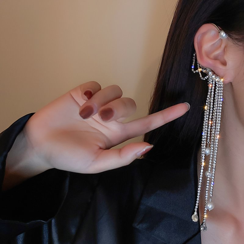 Pearl Diamond Earrings
