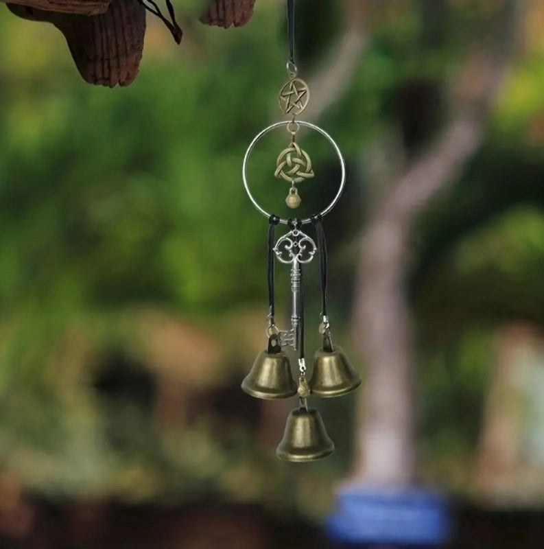Witch Wind Bell Celtics Amulet Witch Wind Bell Home Door Handle Window Sill Decoration Pendant