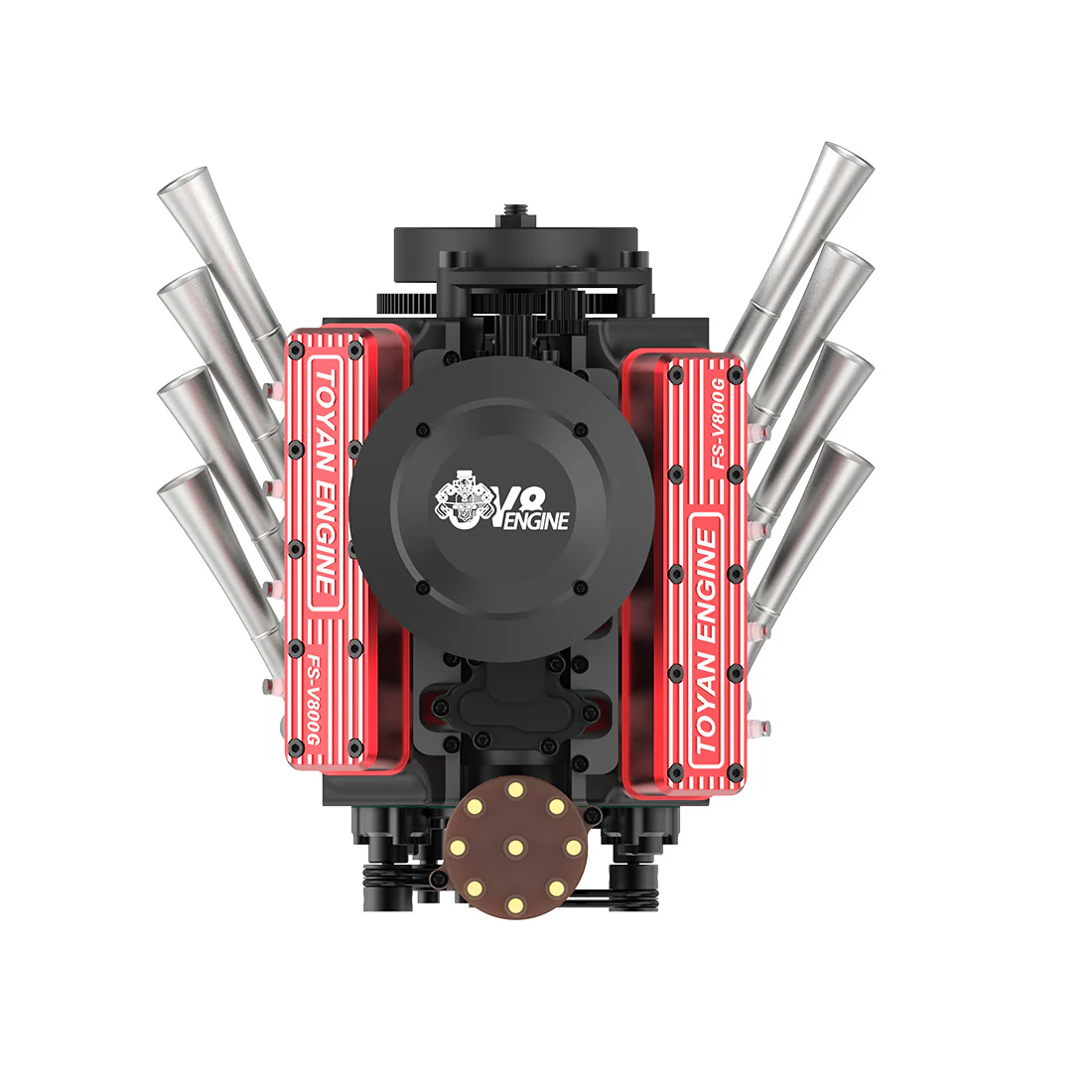 V8 Engine FS-V800WGPC 28cc OHV Gasoline Engine V8 Engine Model Kit - Build Your Own Engine