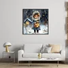 Girl-14CT/18CT Stamped Cross Stitch 50*50cm/19.69*19.69in