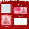 Pink Christmas DIY Diamond Painting Greeting Cards with Envelopes