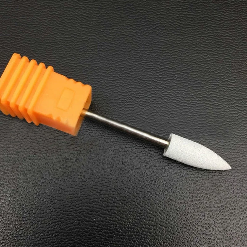 1Pcs Rubber Silicone Nail Drill Milling Cutter Drill Bits Files Burr Buffer for Electric Machine Nail Art Grinder Cuticle Tools-Nail Inspo