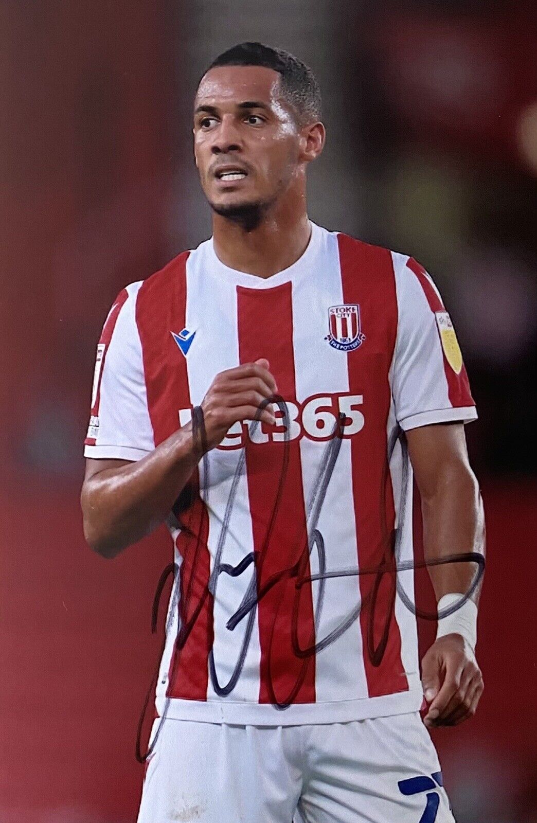 Tom Ince Genuine Hand Signed Stoke City 6X4 Photo Poster painting 2