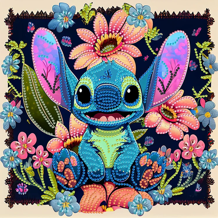 Stitch  - Partial Drill - Special Diamond Painting(30*30cm)